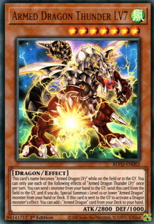 Armed Dragon Thunder LV7 Card Front