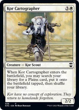 Kor Cartographer Card Front