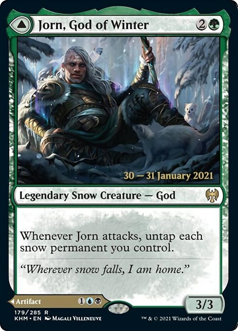 Jorn, Dio dell'Inverno // Kaldring, il Bastone di Brina Card Front