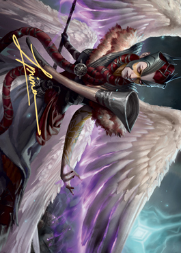 Art Series: Firja, Judge of Valor Card Front