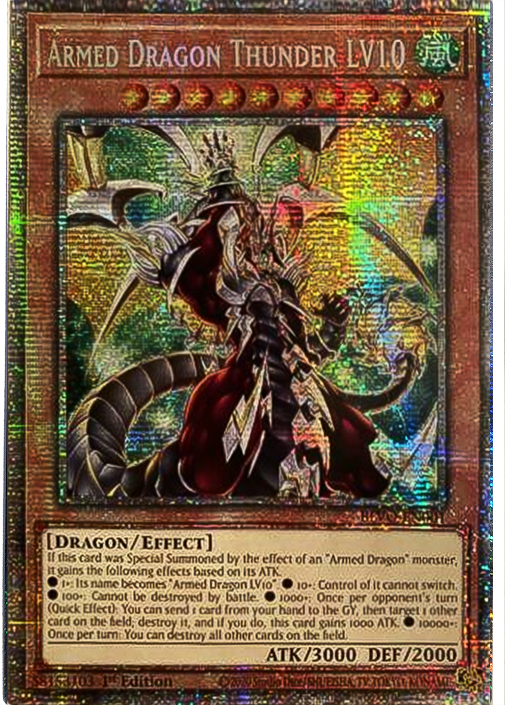 Armed Dragon LV10, Card Details