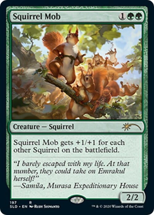 Squirrel Mob Card Front