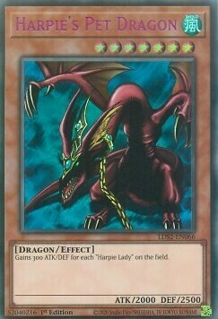 Harpie's Pet Dragon Card Front