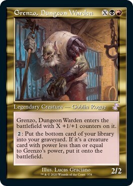 Grenzo, Dungeon Warden Card Front