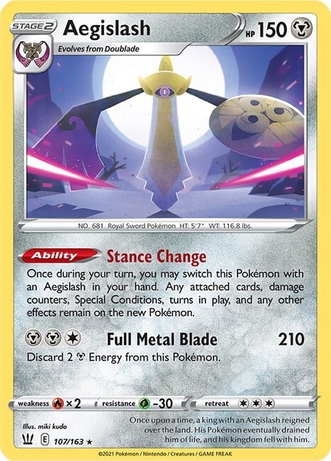 Aegislash Card Front
