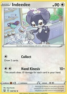 Indeedee [Collect | Hand Kinesis] Card Front