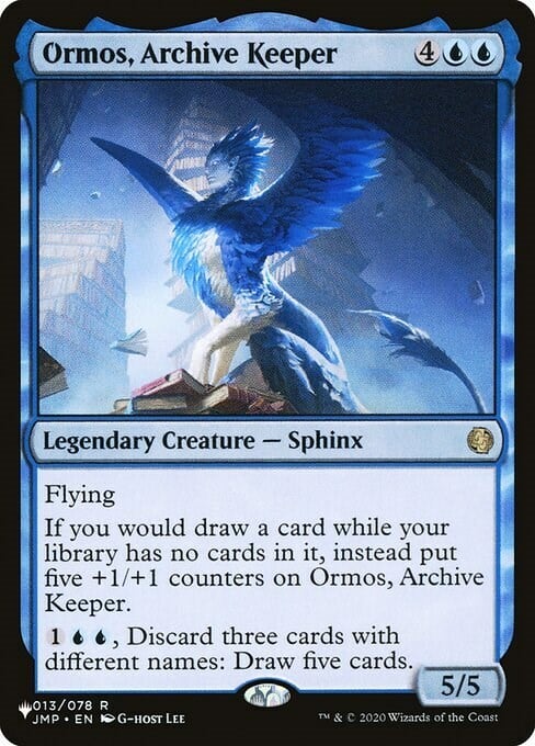 Ormos, Archive Keeper Frente