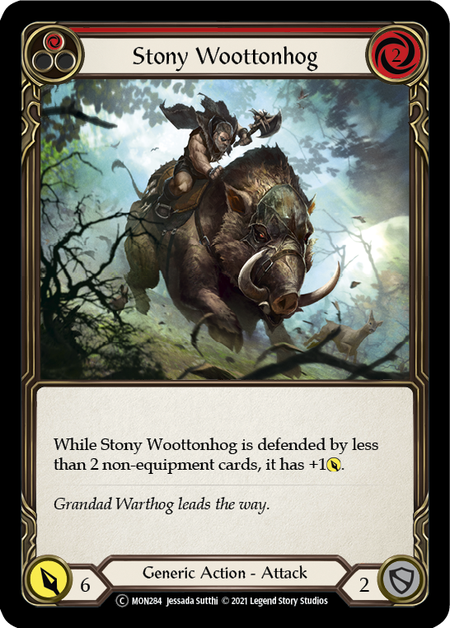 Stony Woottonhog - Red Frente