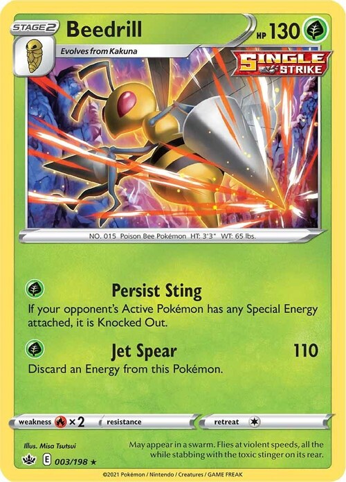 Beedrill Card Front