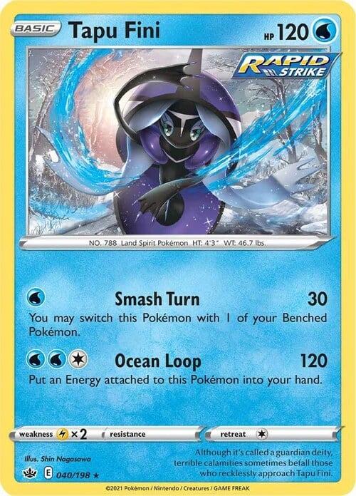 Tapu Fini Card Front