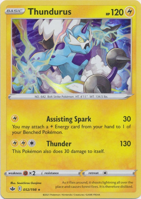Thundurus Card Front