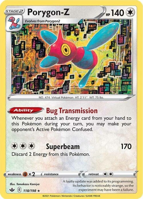 Porygon-Z Card Front