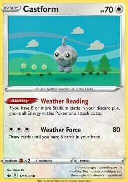 Castform [Weather Reading | Weather Force] Frente