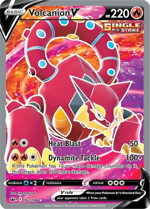 Volcanion V Card Front