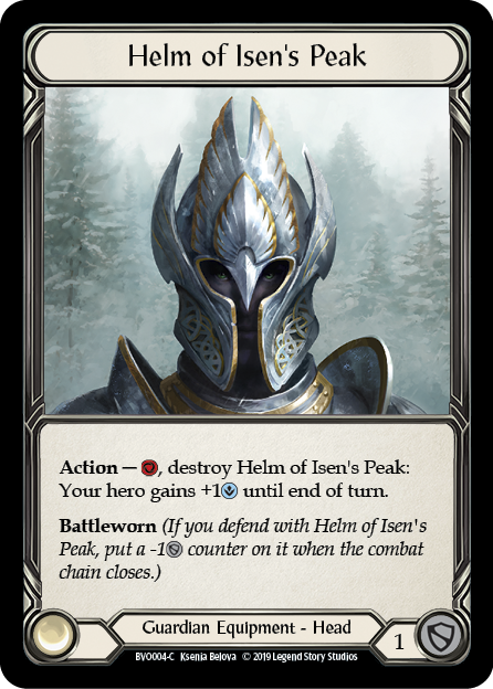 Helm of Isen's Peak Bravo Hero Deck | Flesh and Blood | CardTrader