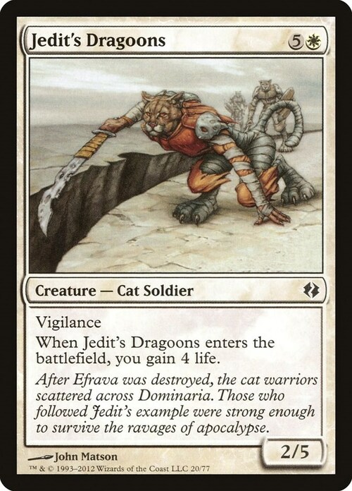 Dragoni di Jedit Card Front