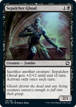 Ghoul della Sepoltura Card Front