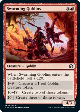 Sciame di Goblin Card Front