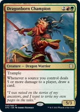Campionessa Dragonide Card Front