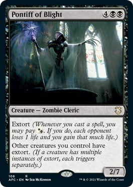 Pontiff of Blight Card Front