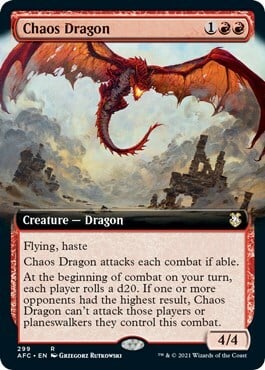 Dragón del caos Frente