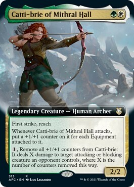 Catti-brie di Mithral Hall Card Front