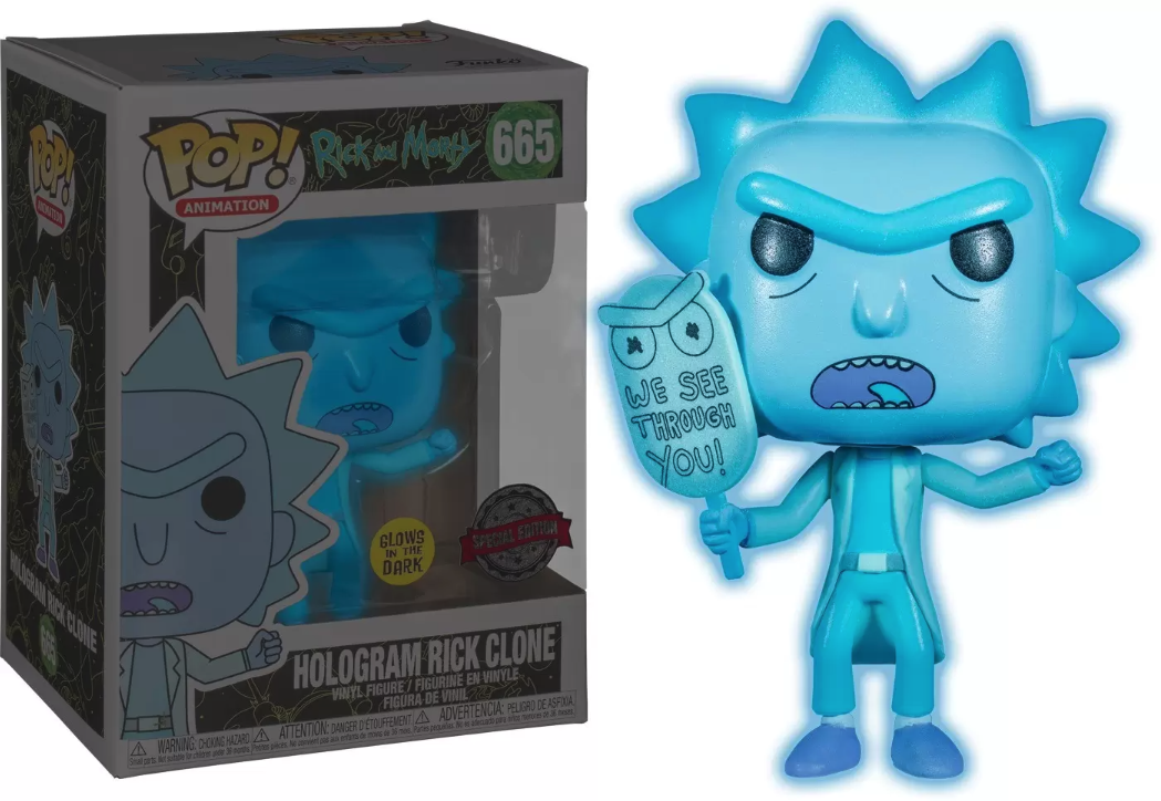 Hologram Rick Clone