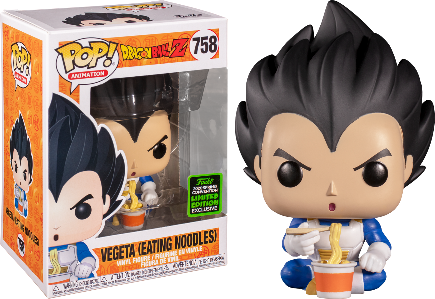 Vegeta eating noodles