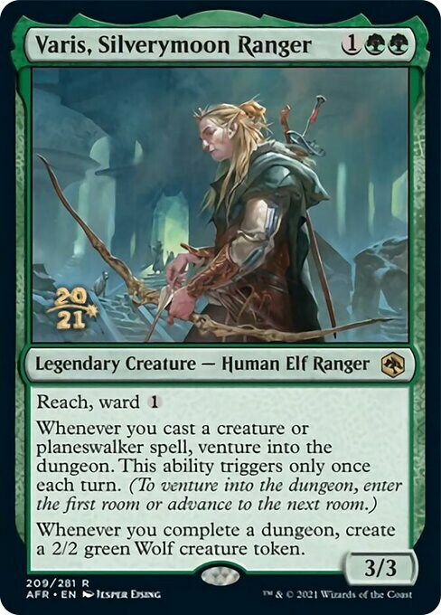 Varis, Ranger di Silverymoon Card Front