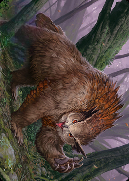 Art Series: Owlbear (V.3) Card Front