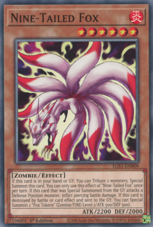 Nine-Tailed Fox Card Front