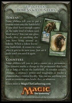 Rules Tip: s & Counters Card Front