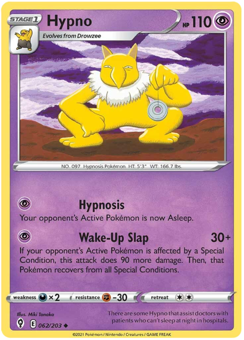 Hypno [Hypnosis | Wake-Up Slap] Card Front