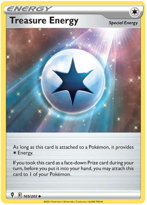 Treasure Energy Card Front