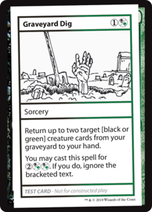 Graveyard Dig Card Front
