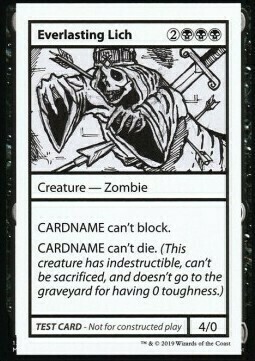 Everlasting Lich Card Front