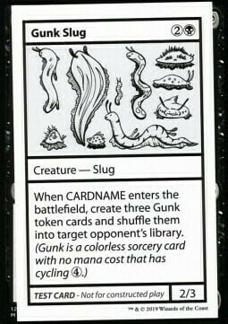 Gunk Slug Card Front