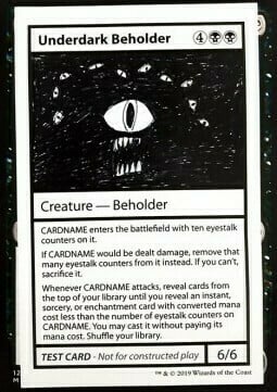 Underdark Beholder Card Front