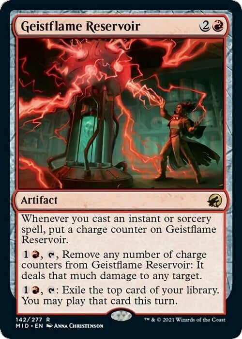 Geistflame Reservoir Card Front