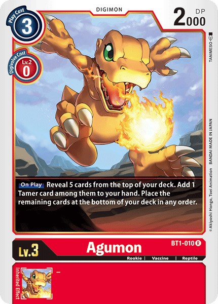 Agumon BT01-03 Special Booster Ver 1.0 | Digimon | CardTrader