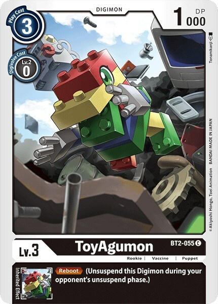 ToyAgumon Card Front