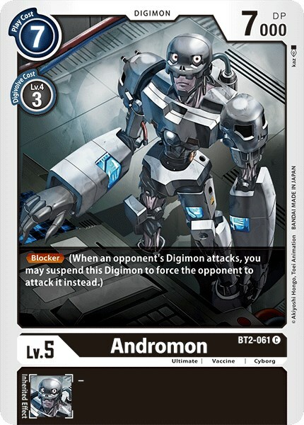 Andromon Card Front