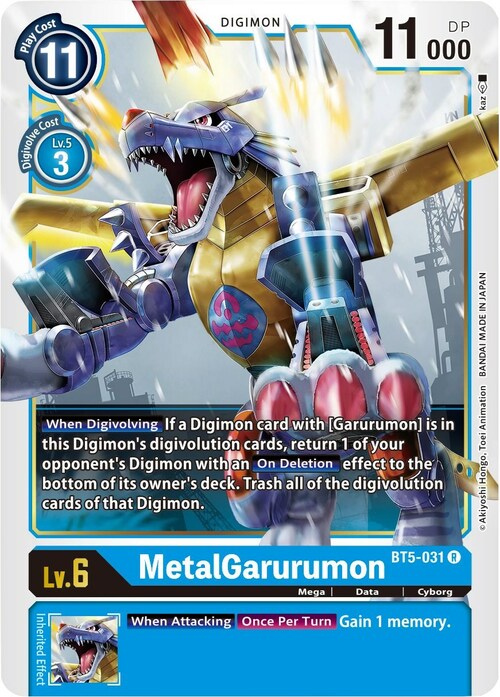 MetalGarurumon Frente