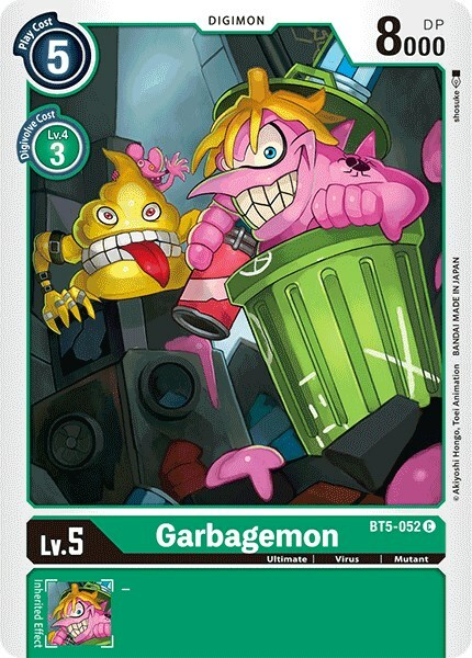 Garbagemon Frente