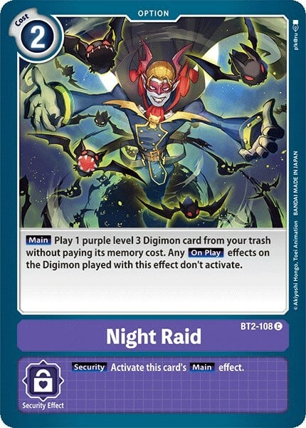 Night Raid Card Front