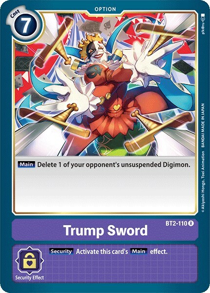 Trump Sword Card Front