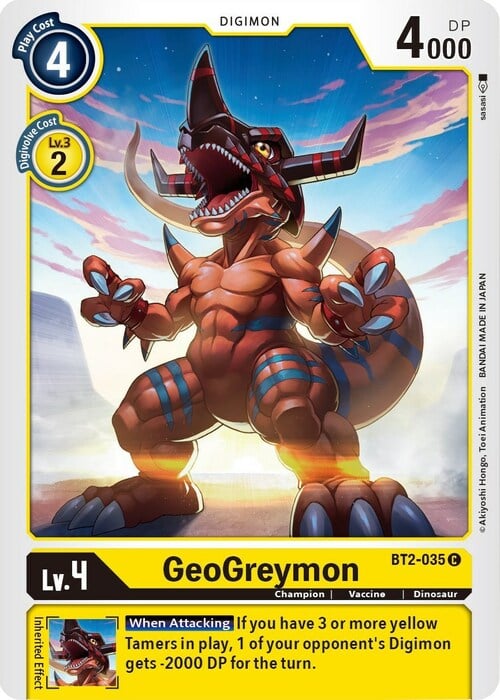 GeoGreymon Frente