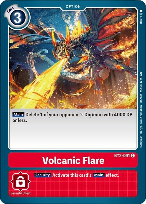 Volcanic Flare Frente