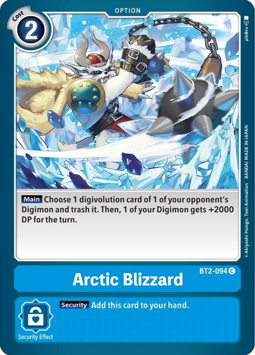 Arctic Blizzard Frente