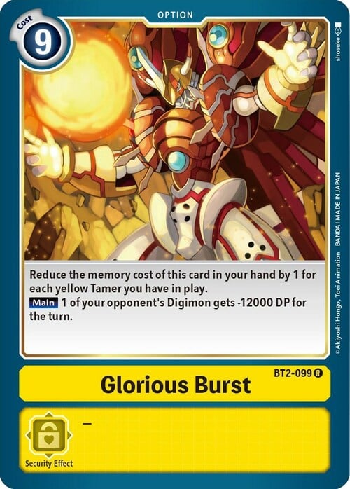 Glorious Burst Frente